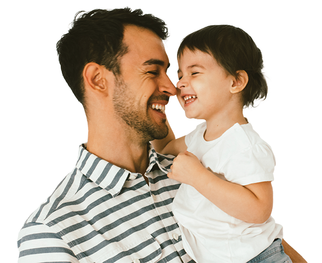 Father and daughter