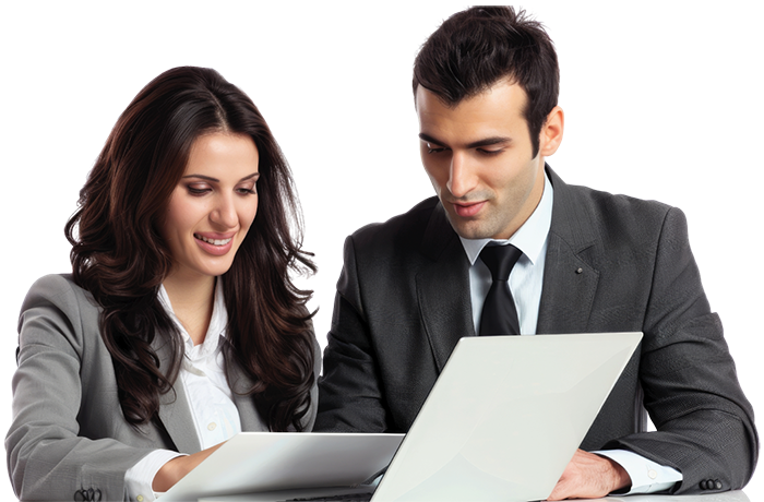 Two Employees working